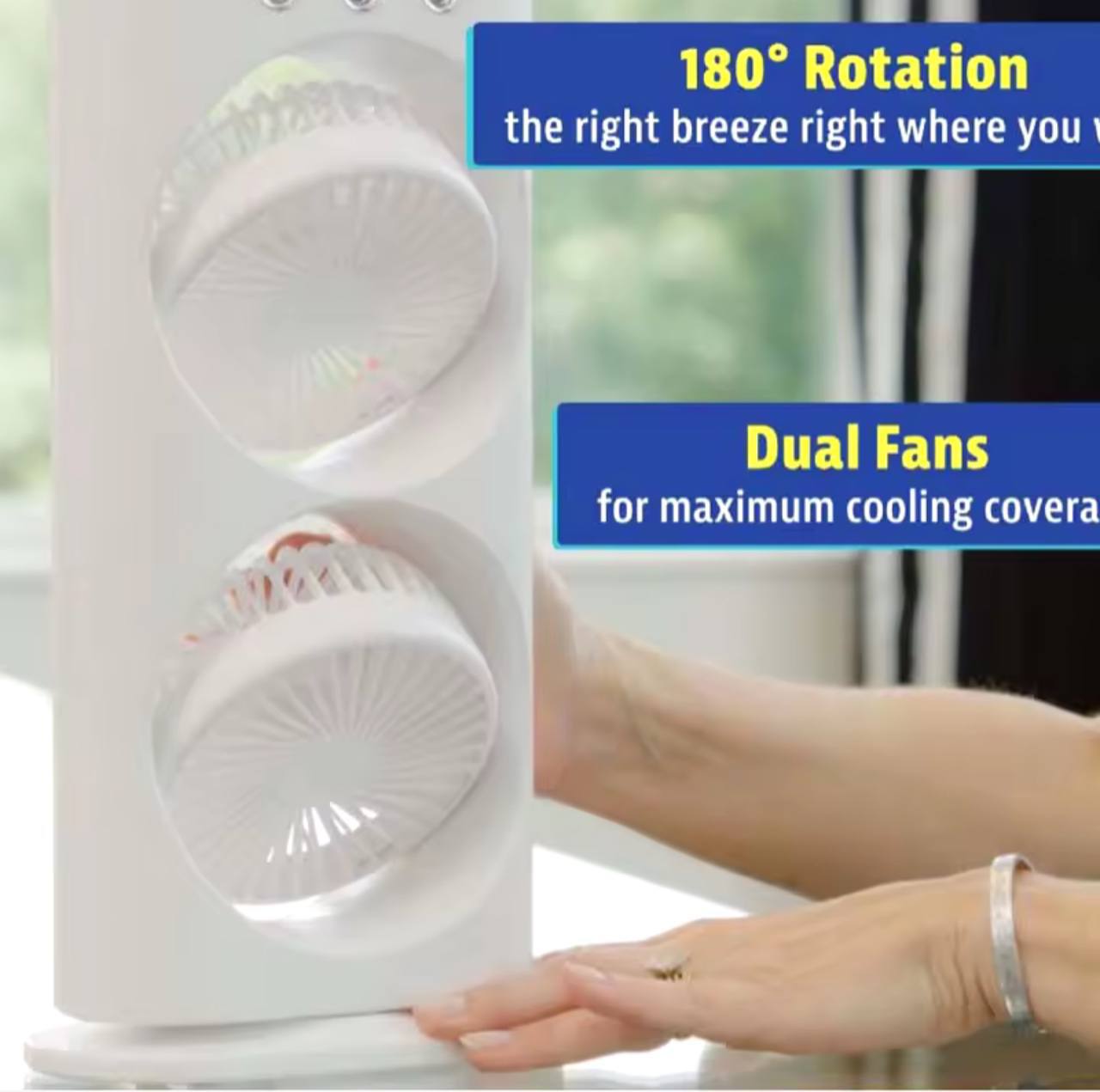 Rechargeable Double Ended Spray Fan - Image 2