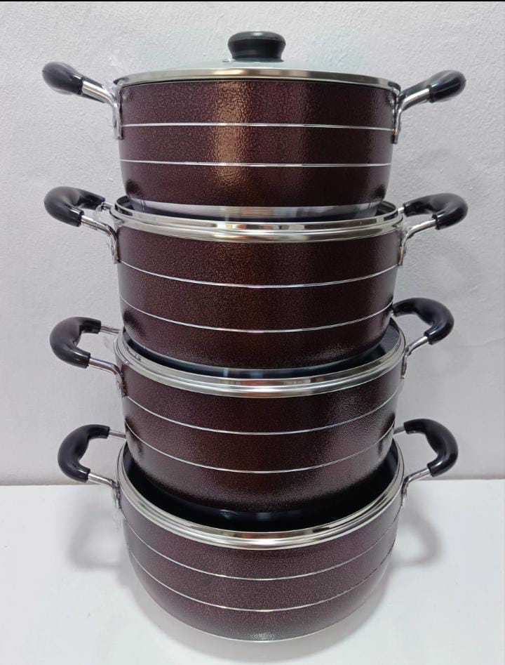 4pcs set Casserole Pot